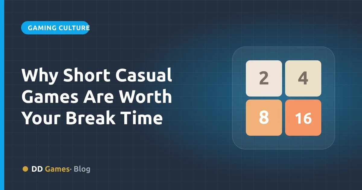 Why Short Casual Games Are Worth Your Break Time